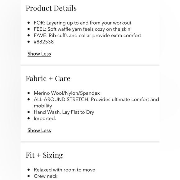 ATHLETA LAYOVER CREW SWEATER - Picture 5 of 11